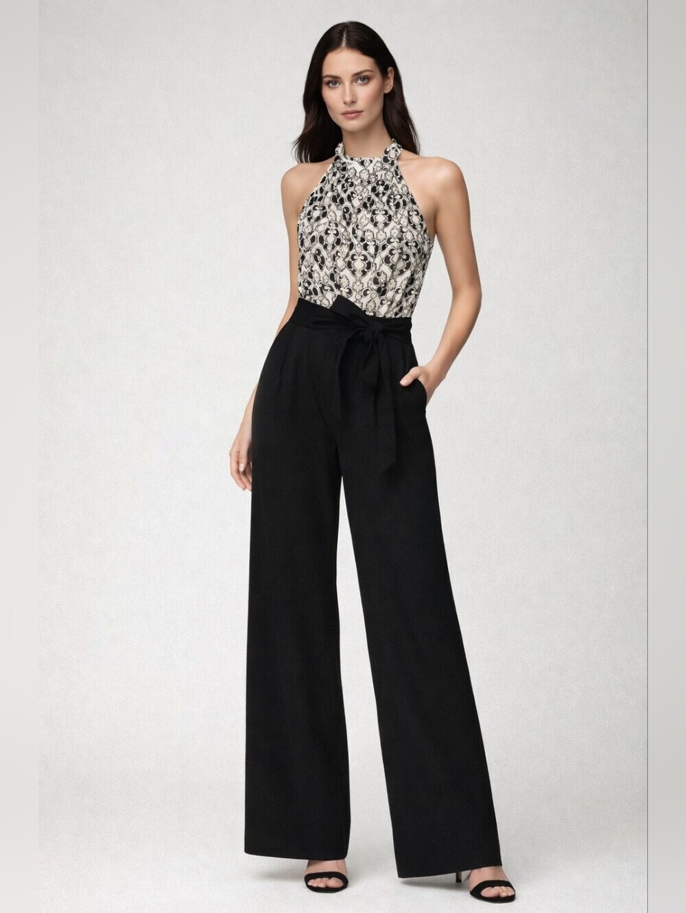 NWT New York & Company Halterneck Jumpsuit , XS